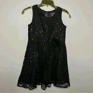 The Children’s Place Black Sparkly Dress, NWT, Size 10